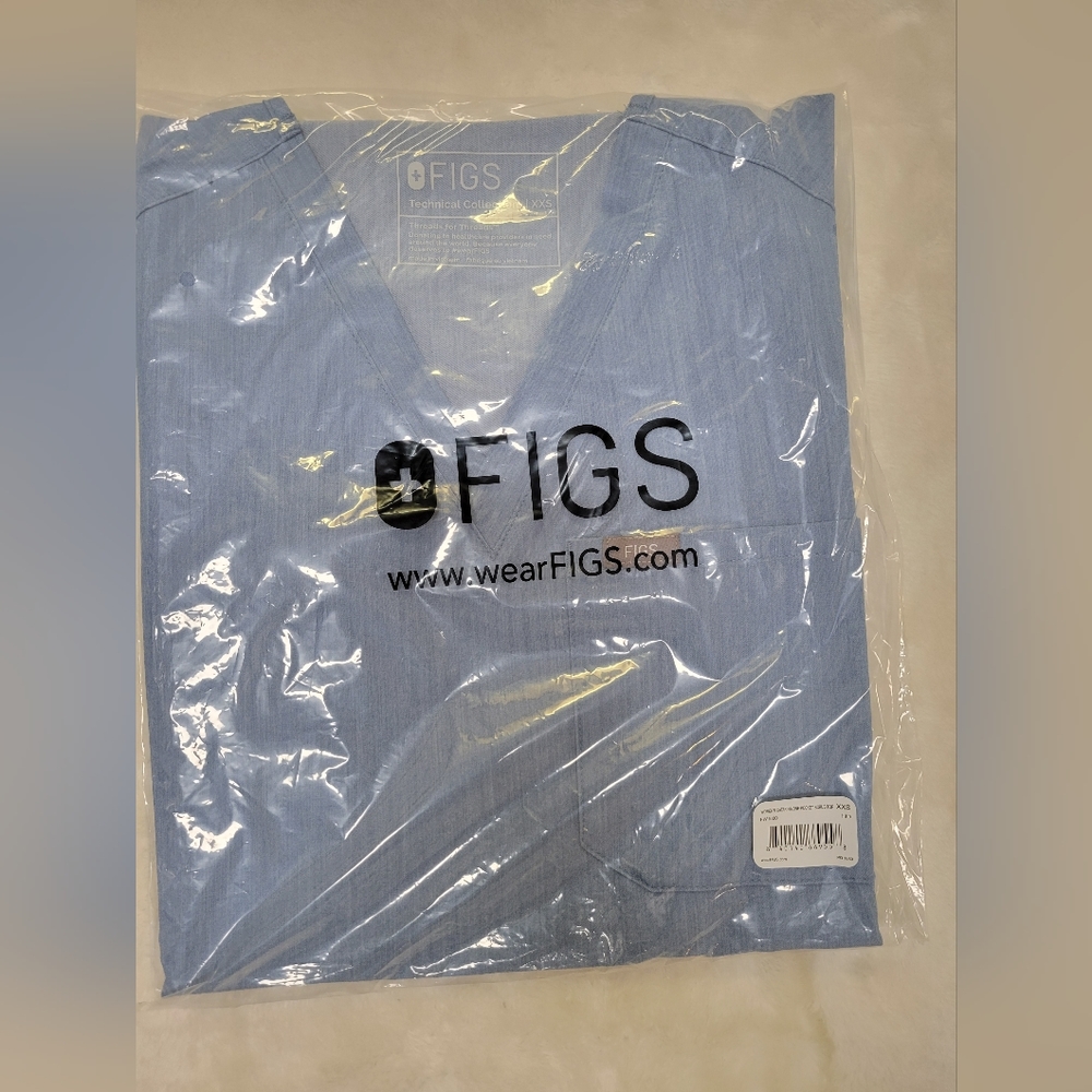 Figs Scrubs - Size XXS - Heather Indigo - NWT